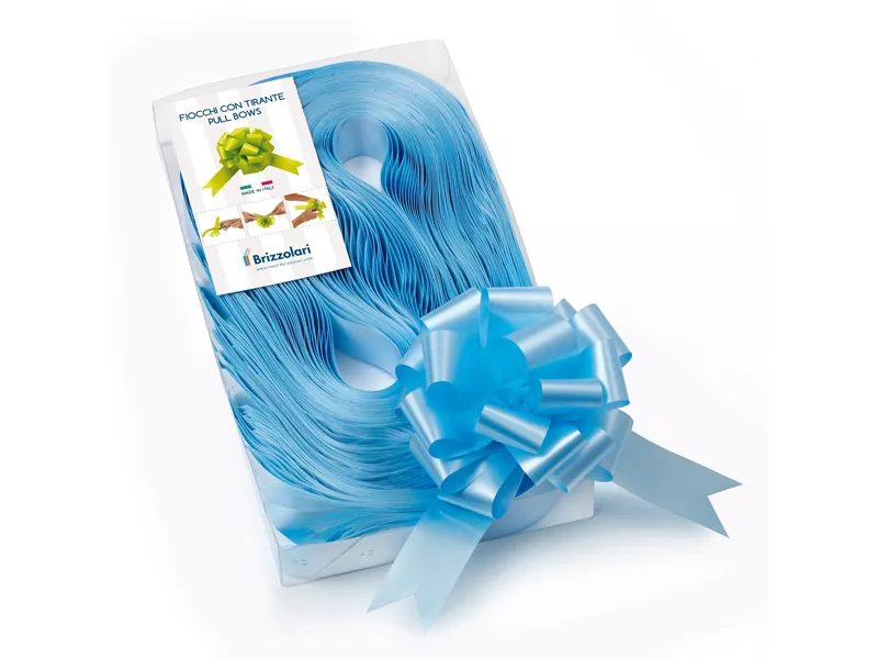 Nastro Strip per Regali 6800 Brizzolari - 31 mm x 13 cm - 00313206 (Azzurro Conf. 30)