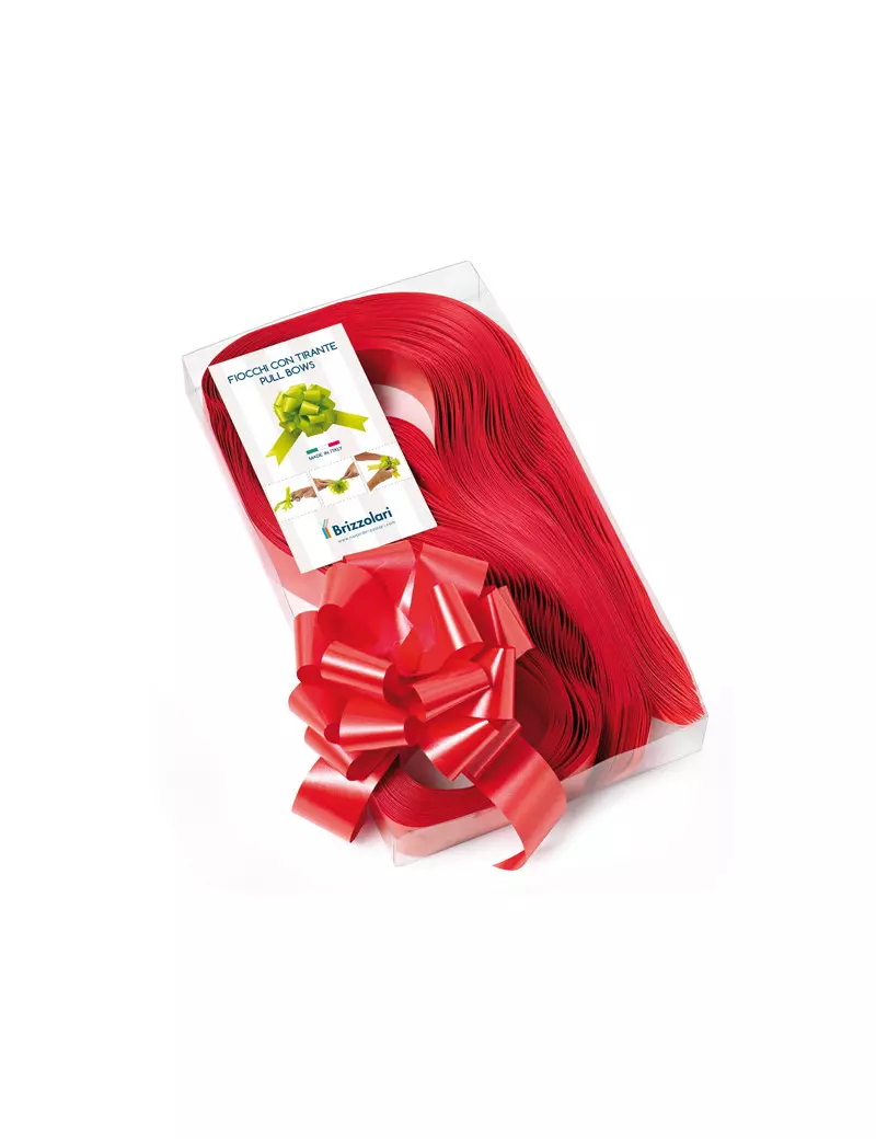 Nastro Strip per Regali 6800 Brizzolari - 31 mm x 13 cm - 00313207 (Rosso Conf. 30) Nastro Strip per Regali 6800 Brizzolari - 31 mm x 13 cm - 00313207 (Rosso Conf. 30)