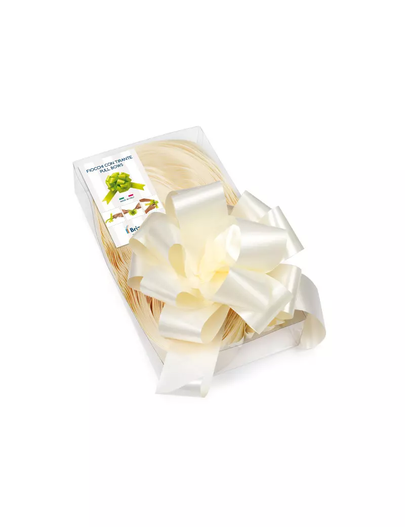 Nastro Strip per Regali 6800 Brizzolari - 50 mm x 20 cm - 00313325 (Avorio Conf. 30) Nastro Strip per Regali 6800 Brizzolari - 50 mm x 20 cm - 00313325 (Avorio Conf. 30)