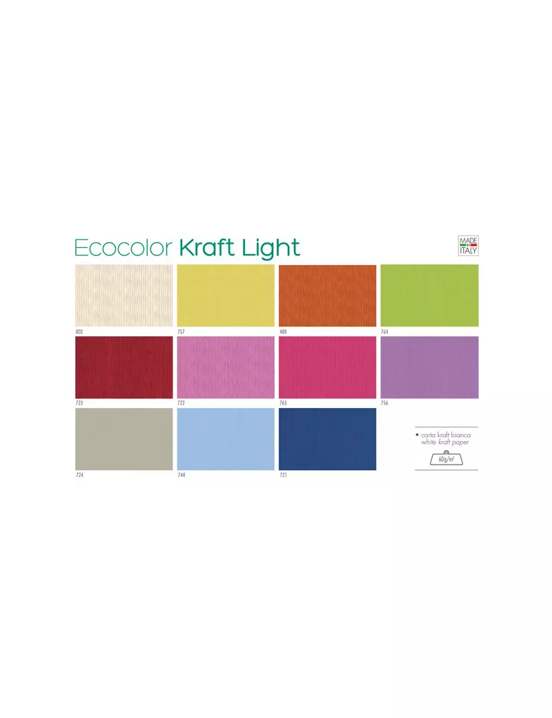 Carta Regalo in Fogli Light Sadoch - 70x100 cm - 74400LIT (Assortiti Tinta Unita Chiari Conf. 100) Carta Regalo in Fogli Light Sadoch - 70x100 cm - 74400LIT (Assortiti Tinta Unita Chiari Conf. 100)