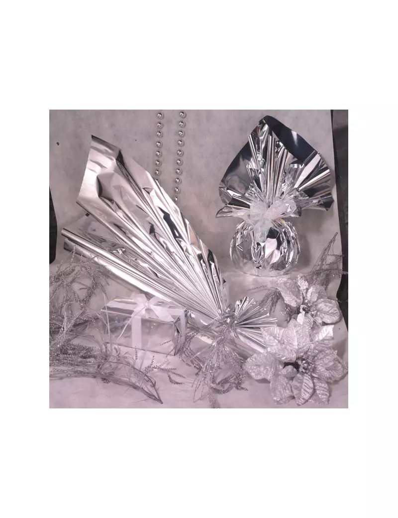 Busta Regalo Metal Lucido PNP - 40x60 cm - U-011ANN (Argento Conf. 25) Busta Regalo Metal Lucido PNP - 40x60 cm - U-011ANN (Argento Conf. 25)
