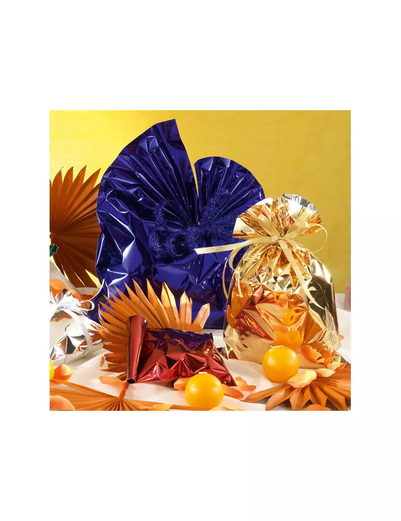 Busta Regalo Metal Lucido PNP - 40x60 cm - U-814ARRBL (Blu Conf. 25) Busta Regalo Metal Lucido PNP - 40x60 cm - U-814ARRBL (Blu Conf. 25)