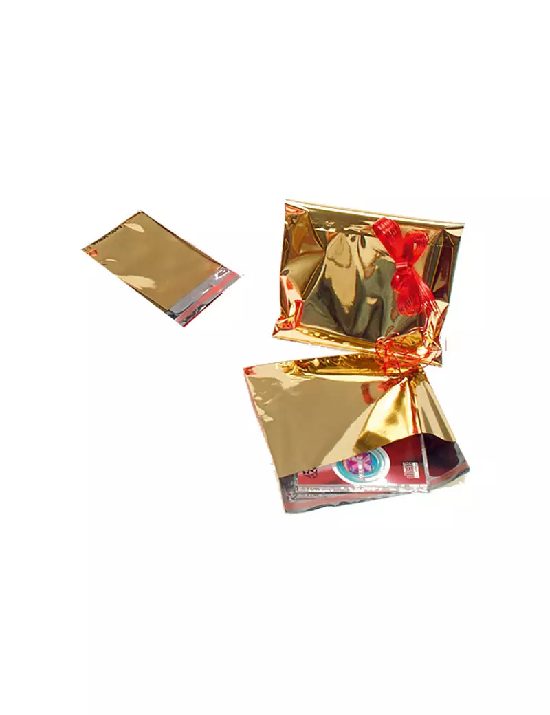 Busta Regalo Metal Lucido PNP - 40x60 cm - U-814ARRAD (Oro Conf. 25) Busta Regalo Metal Lucido PNP - 40x60 cm - U-814ARRAD (Oro Conf. 25)