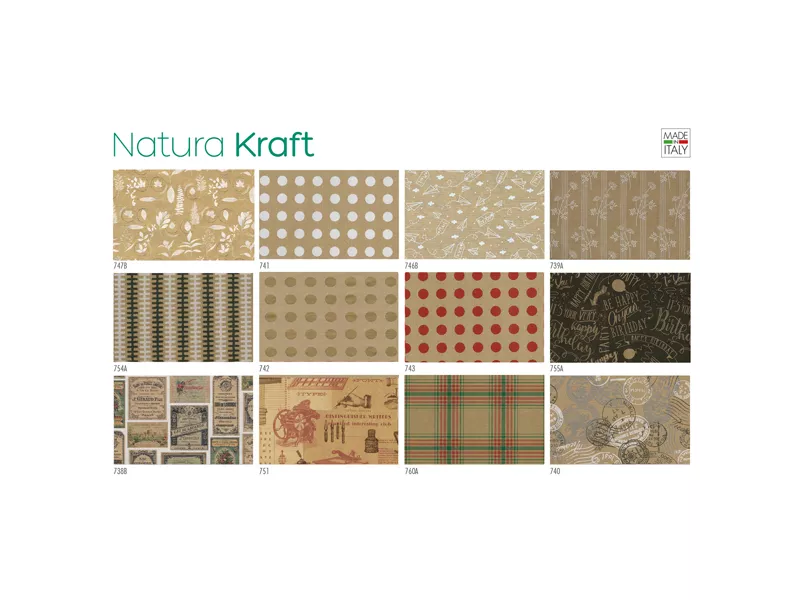 Carta Regalo in Fogli Natura Sadoch - 70x100 cm - N4400GEN (Assortiti Conf. 100)