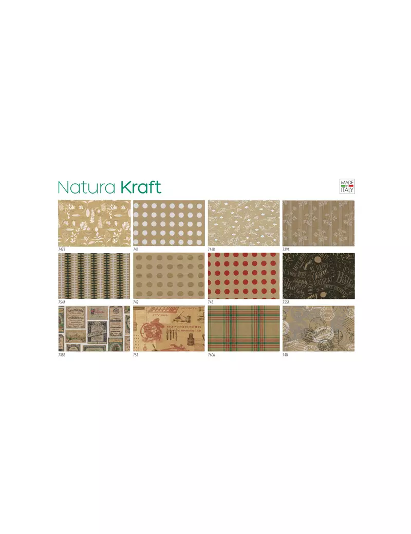 Carta Regalo in Fogli Natura Sadoch - 70x100 cm - N4400GEN (Assortiti Conf. 100) Carta Regalo in Fogli Natura Sadoch - 70x100 cm - N4400GEN (Assortiti Conf. 100)