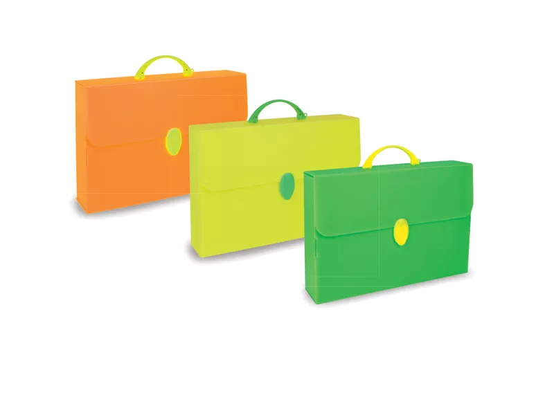 Valigetta in Polionda Fluo Balmar 2000 - 28x39x8 cm - PF14254 FL1COL (Assortiti Fluo) Valigetta in Polionda Fluo Balmar 2000 - 28x39x8 cm - PF14254 FL1COL (Assortiti Fluo)