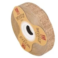 Nastro Bifacciale per Regali Woodly Bolis - 24 mm x 100 m - 51282421070 (Sughero)