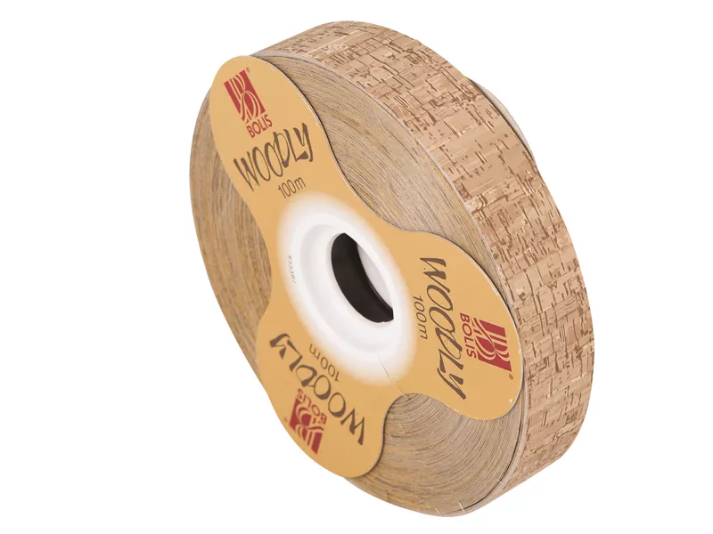 Nastro Bifacciale per Regali Woodly Bolis - 24 mm x 100 m - 51282421070 (Sughero) Nastro Bifacciale per Regali Woodly Bolis - 24 mm x 100 m - 51282421070 (Sughero)