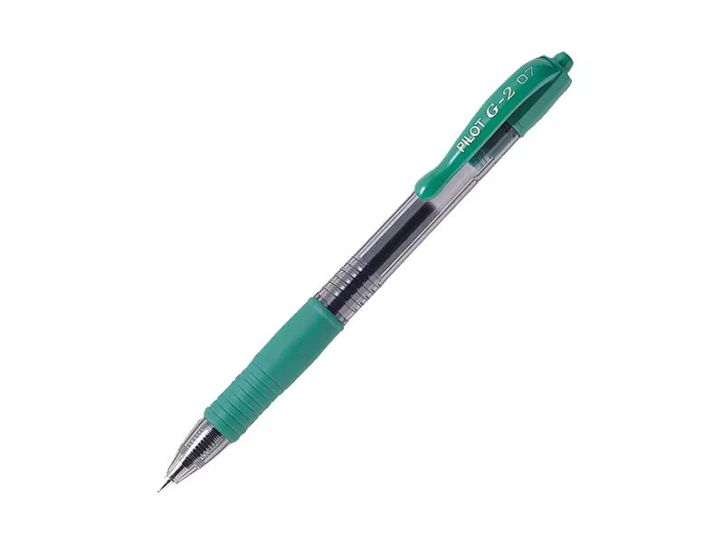 Penna Gel a Scatto G-2 Pilot - 0,7 mm - 001519 (Verde) Penna Gel a Scatto G-2 Pilot - 0,7 mm - 001519 (Verde)