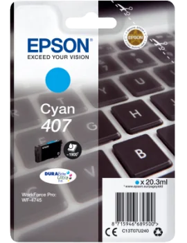 Cartuccia Originale Epson T07U240 407 (Ciano 1900 pagine)