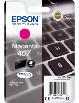 Cartuccia Originale Epson T07U340 407 (Magenta 1900 pagine)