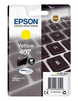 Cartuccia Originale Epson T07U440 407 (Giallo 1900 pagine)