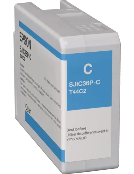 Cartuccia Originale Epson T44C240 SJIC36P/C (Ciano 80 ml)