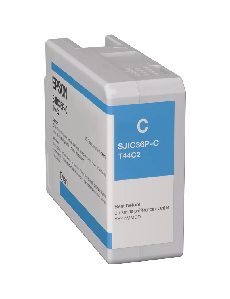 Cartuccia Originale Epson T44C240 SJIC36P/C (Ciano 80 ml) Cartuccia Originale Epson T44C240 SJIC36P/C (Ciano 80 ml)