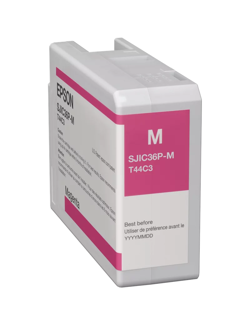 Cartuccia Originale Epson T44C340 SJIC36P/M (Magenta 80 ml) Cartuccia Originale Epson T44C340 SJIC36P/M (Magenta 80 ml)
