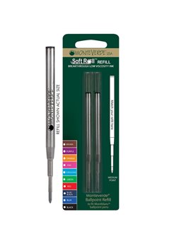 Refill per Penna a Sfera Montblanc Monteverde - Punta Media - J222301 (Nero Conf. 2)