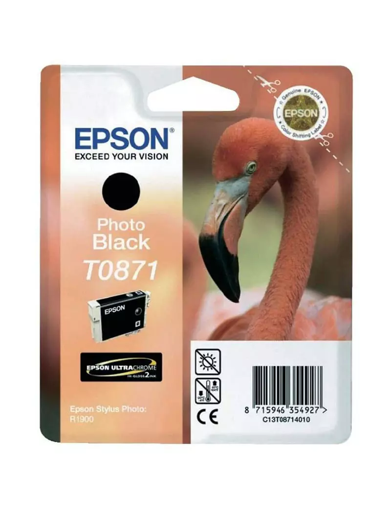 Cartuccia Originale Epson T087140 (Nero 11,4 ml) Cartuccia Originale Epson T087140 (Nero 11,4 ml)