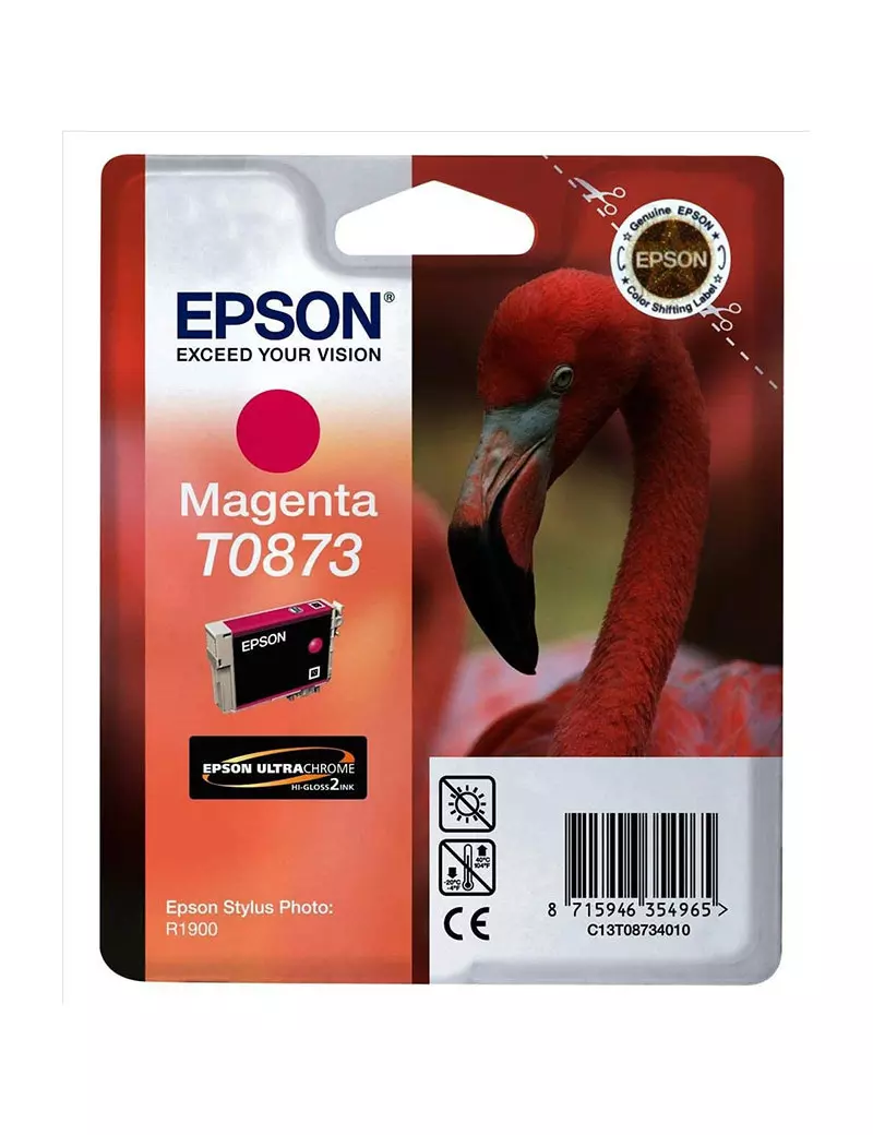 Cartuccia Originale Epson T087340 (Magenta 11,4 ml) Cartuccia Originale Epson T087340 (Magenta 11,4 ml)