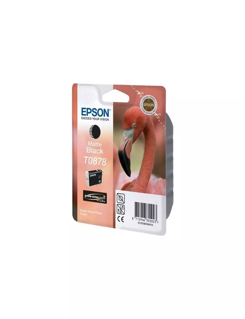 Cartuccia Originale Epson T087840 (Nero Opaco 11,4 ml) Cartuccia Originale Epson T087840 (Nero Opaco 11,4 ml)