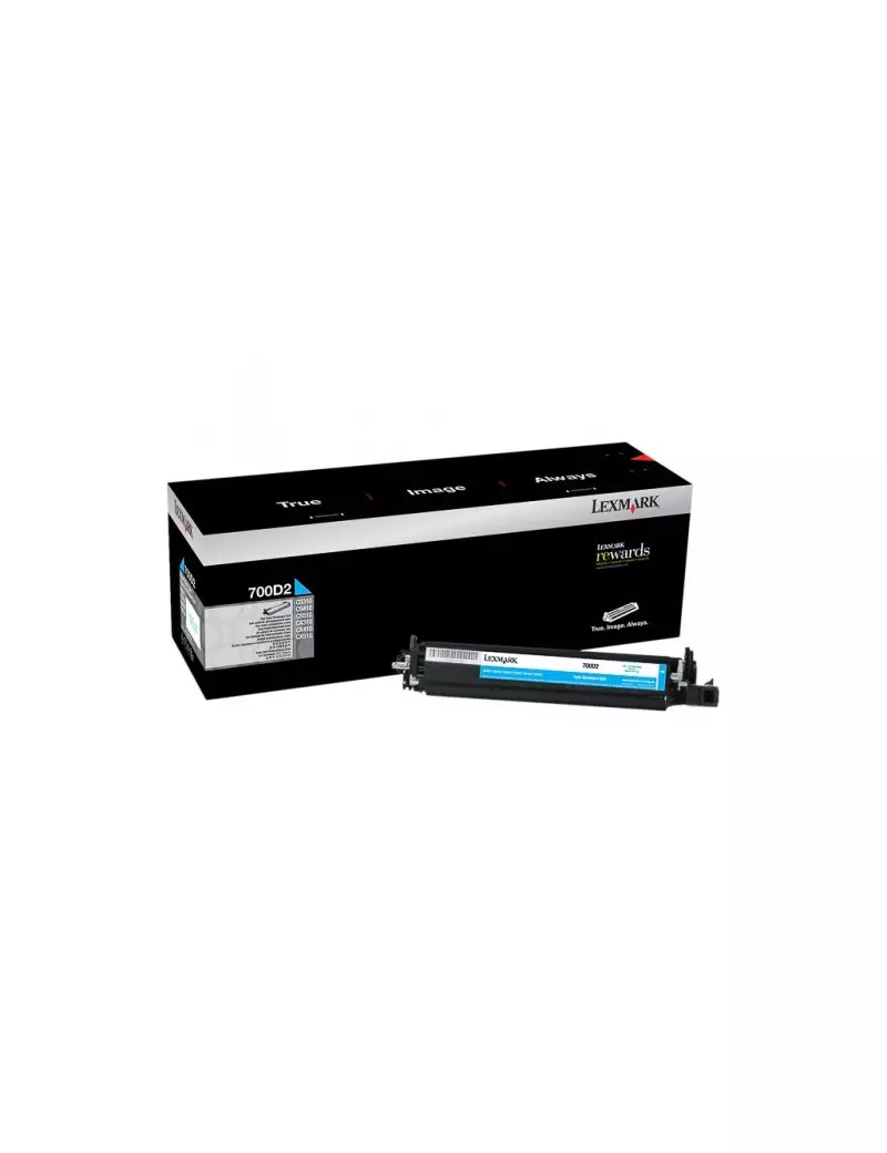 Sviluppatore Originale Lexmark 70C0D20 (Ciano 40000 pagine) Sviluppatore Originale Lexmark 70C0D20 (Ciano 40000 pagine)