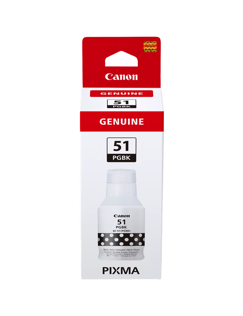 Inchiostro Originale Canon GI-51pgbk 4529C001 (Nero Foto 6000 pagine) Inchiostro Originale Canon GI-51pgbk 4529C001 (Nero Foto 6000 pagine)