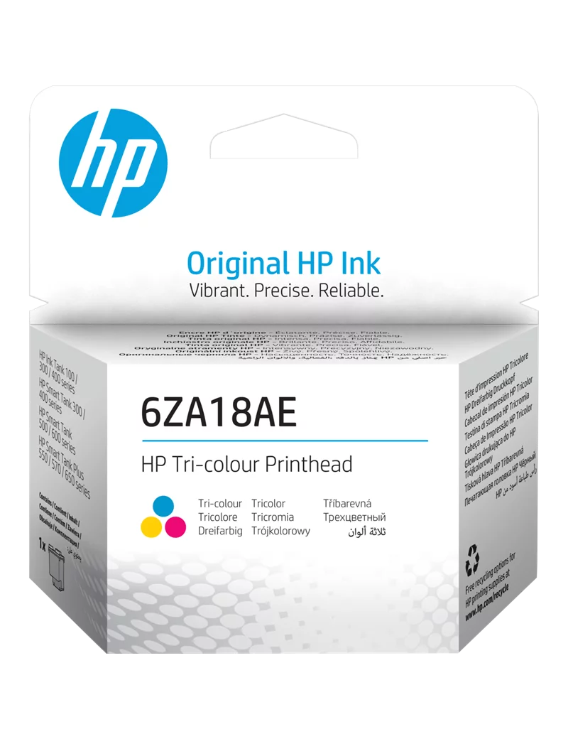 Testina Originale HP 6ZA18AE (Colori)