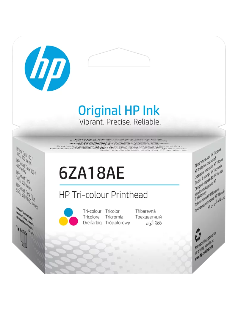 Testina Originale HP 6ZA18AE (Colori) Testina Originale HP 6ZA18AE (Colori)