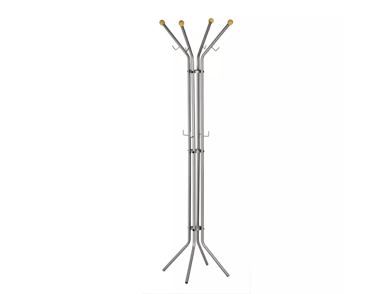 Appendiabiti da Terra Alco - 4 Posti - 180 cm - U702800 (Grigio)
