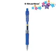 Penna Gel a Scatto Starline - 0,7 mm (Blu Conf. 12)