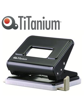 Perforatore a 2 Fori Titanium - 18 Fogli - TI2051N (Nero)