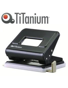 Perforatore a 2 Fori Titanium - 18 Fogli - TI2051N (Nero)