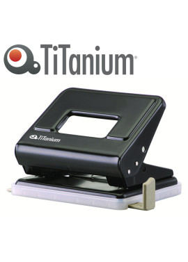 Perforatore a 2 Fori Titanium - 18 Fogli - TI2051N (Nero)
