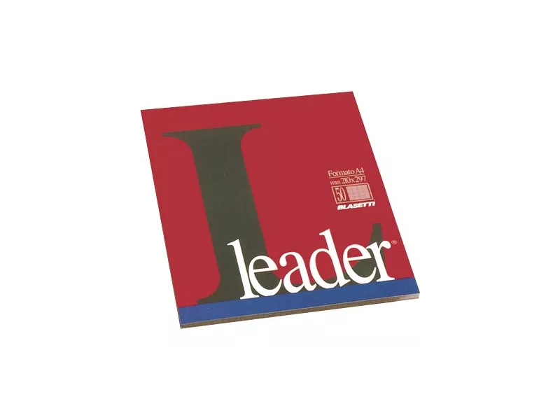Blocco Collato Leader Blasetti - A4 - 10 mm - 90 Fogli - 1108 (Conf. 5) Blocco Collato Leader Blasetti - A4 - 10 mm - 90 Fogli - 1108 (Conf. 5)
