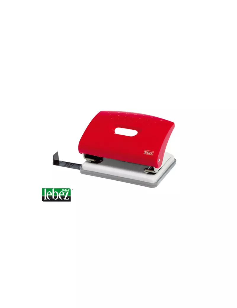 Perforatore a 2 Fori 1270 Lebez - 16 Fogli - 1270 (Rosso)