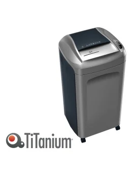 Distruggidocumenti a Microframmenti Delta 200M Titanium - 2x12 mm - DT200M-TI (Grigio e Nero)