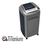 Distruggidocumenti a Microframmenti Delta 200M Titanium - 2x12 mm - DT200M-TI (Grigio e Nero)