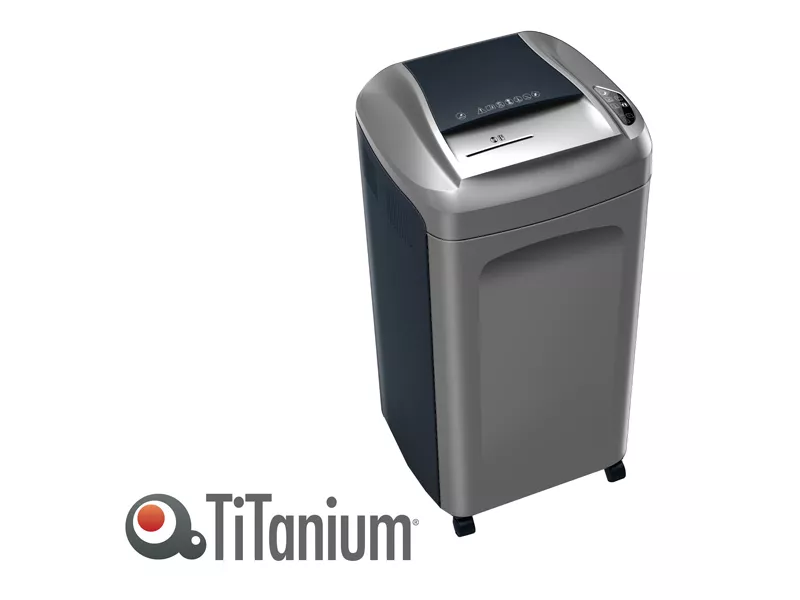 Distruggidocumenti a Microframmenti Delta 200M Titanium - 2x12 mm - DT200M-TI (Grigio e Nero)