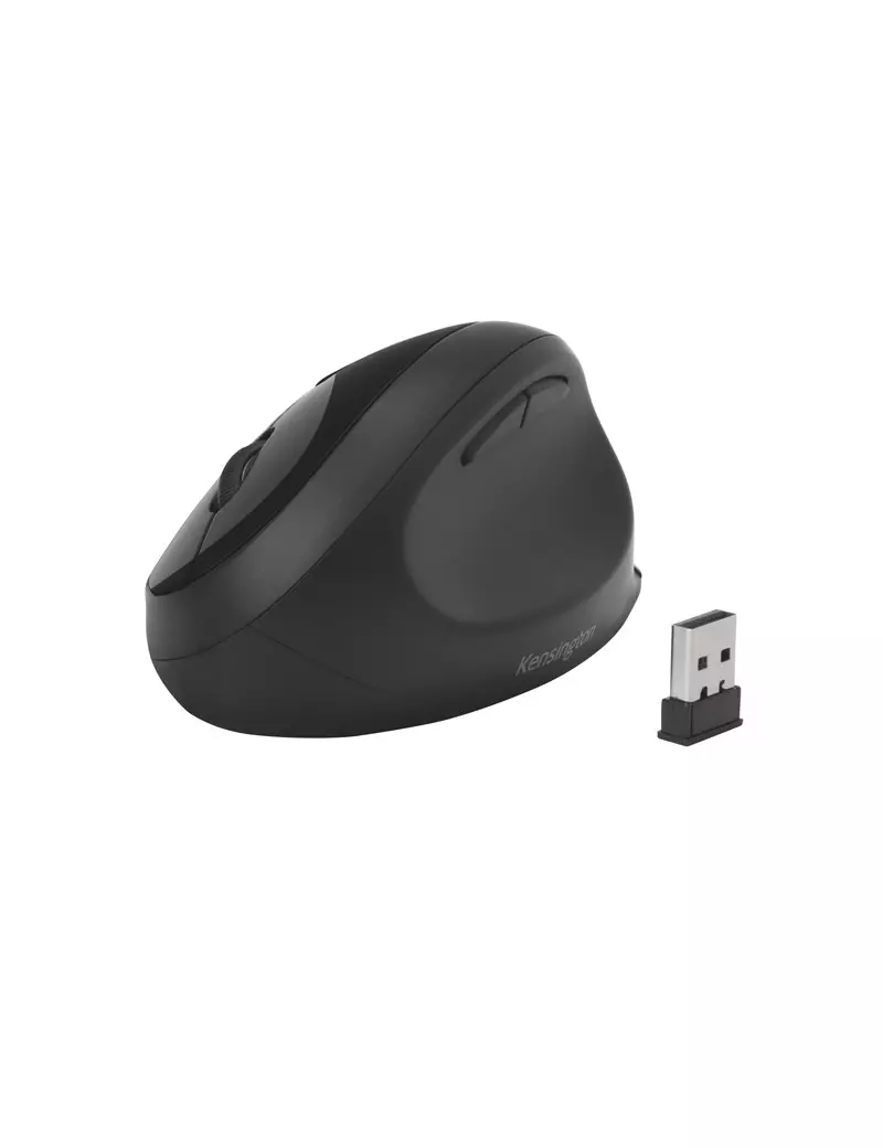 Mouse Ottico Pro Fit Kensington - Wireless - K75404EU (Nero) Mouse Ottico Pro Fit Kensington - Wireless - K75404EU (Nero)