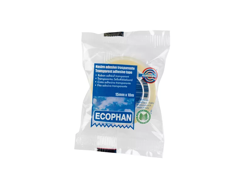 Nastro Adesivo Ecophan Eurocel - 15 mm x 10 m - 001416147 (Trasparente Conf. 30) Nastro Adesivo Ecophan Eurocel - 15 mm x 10 m - 001416147 (Trasparente Conf. 30)