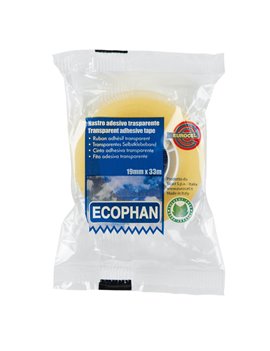 Nastro Adesivo Ecophan Eurocel - 19 mm x 33 m - 001416203 (Trasparente Conf. 8)