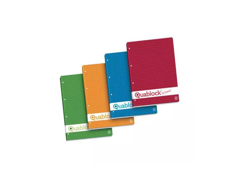 Blocco Collato Quablock Pigna - A4 - 1R - 00609771R (Conf. 5) Blocco Collato Quablock Pigna - A4 - 1R - 00609771R (Conf. 5)
