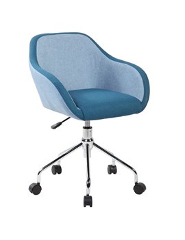 Sedia da Attesa Columbus Serena Group - Tessuto - E1077LB (Blu)