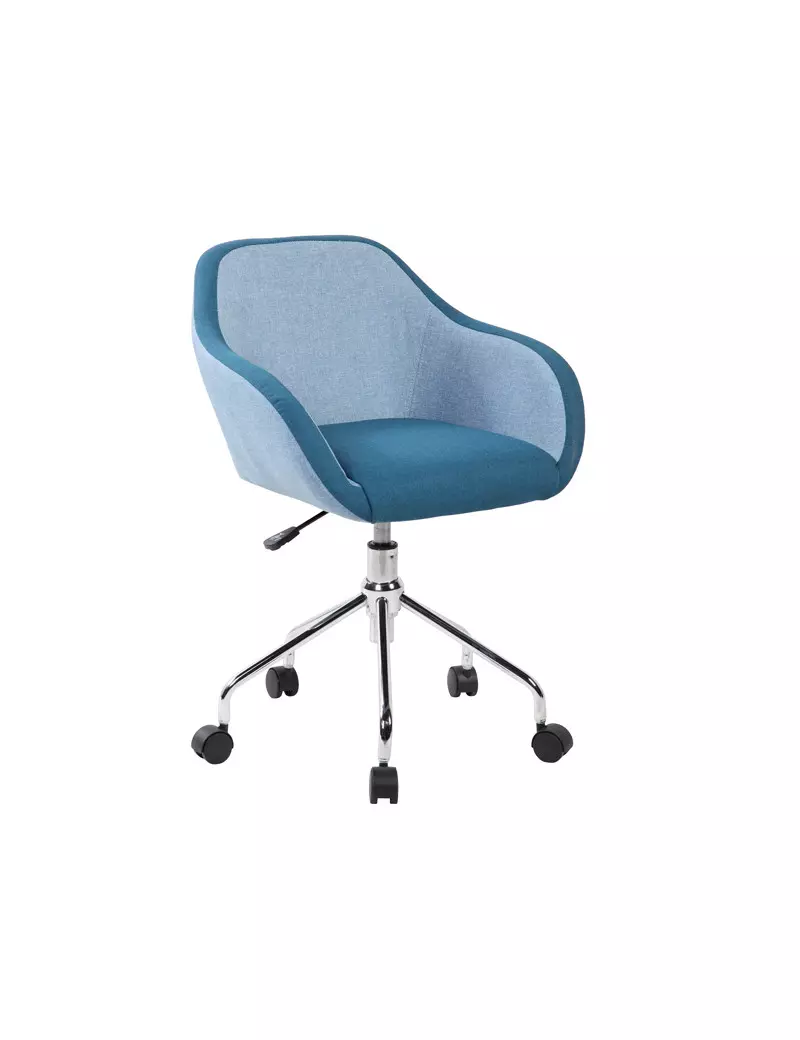 Sedia da Attesa Columbus Serena Group - Tessuto - E1077LB (Blu)