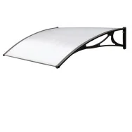 Pensilina in Policarbonato Garden Friend - 120x80 cm - P1327004 (Trasparente Satinato)