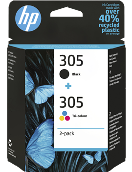 Multipack Cartucce Originali HP 6ZD17AE 305 (Nero e Colori Conf. 2)