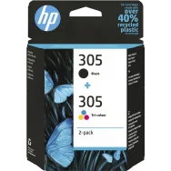 Multipack Cartucce Originali HP 6ZD17AE 305 (Nero e Colori Conf. 2)