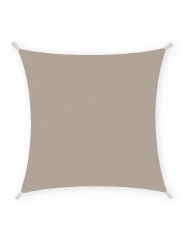 Tenda a Vela Ombreggiante Garden Friend - Quadrata - 3x3 m - T1699031 (Grigio Tortora)