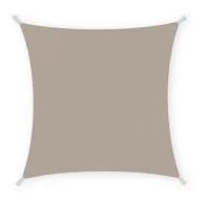 Tenda a Vela Ombreggiante Garden Friend - Quadrata - 3x3 m - T1699031 (Grigio Tortora)