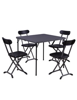 Set Pranzo per Esterni Horeca Garden Friend - Pieghevole - S1815086 (Conf. 5 Antracite)