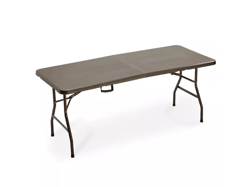 Tavolo Pieghevole in HDPE Garden Friend - 740x76x183 cm - T1714193 (Noce)